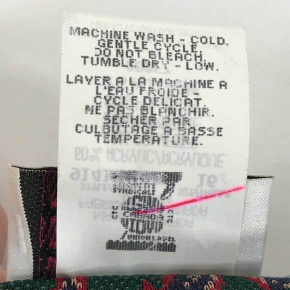 Vintage D'Allaird's Open Front Knit Cardigan Women's Plus Size 16 Holiday WInter - Picture 11 of 11